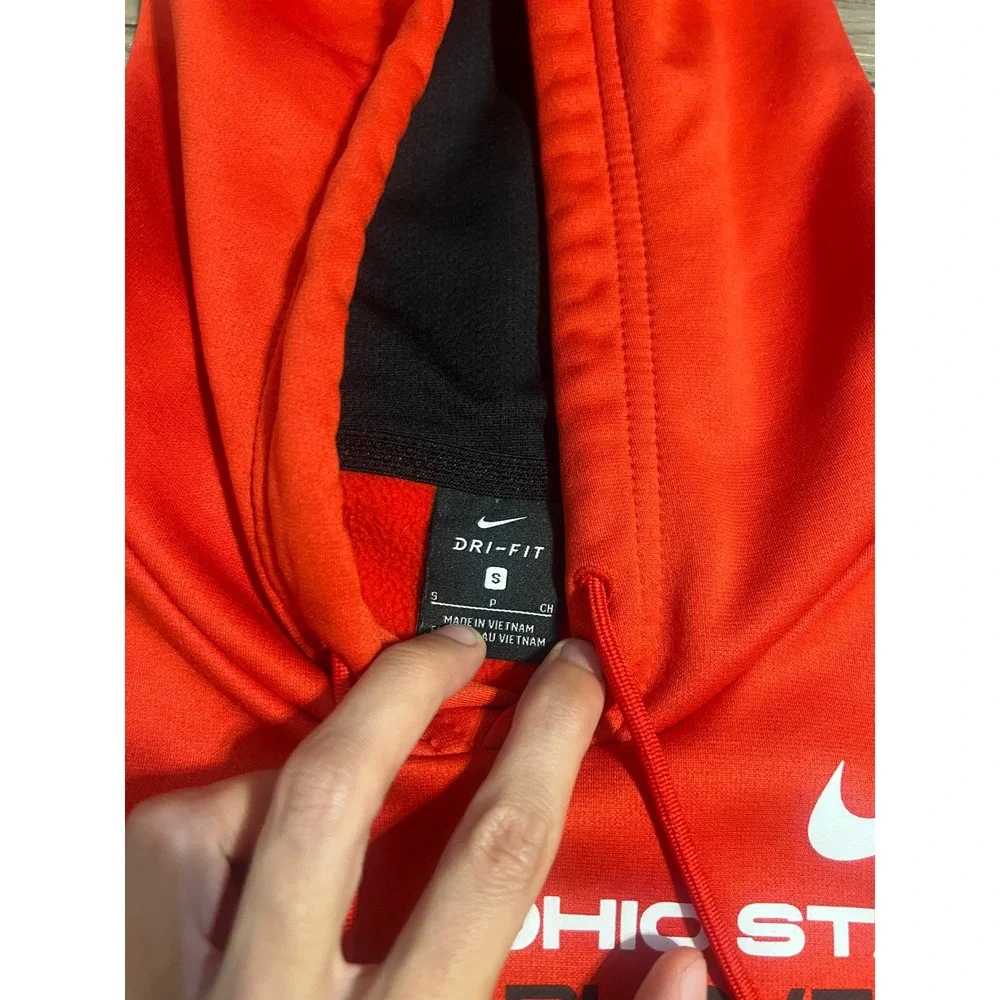 Nike Ohio State Buckeyes Men's Red Sideline Therma Hoodie Size Small